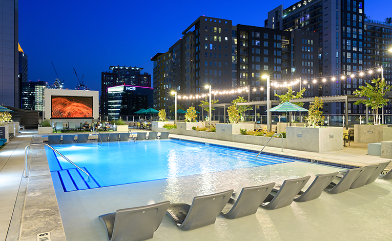 resort style pool