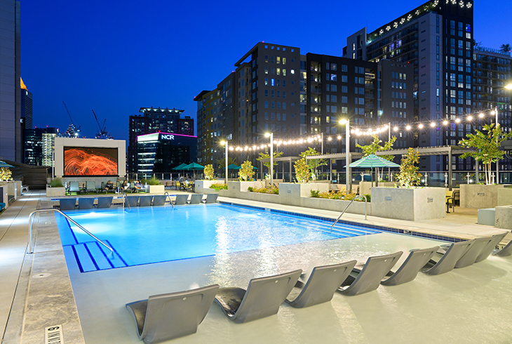 resort style pool